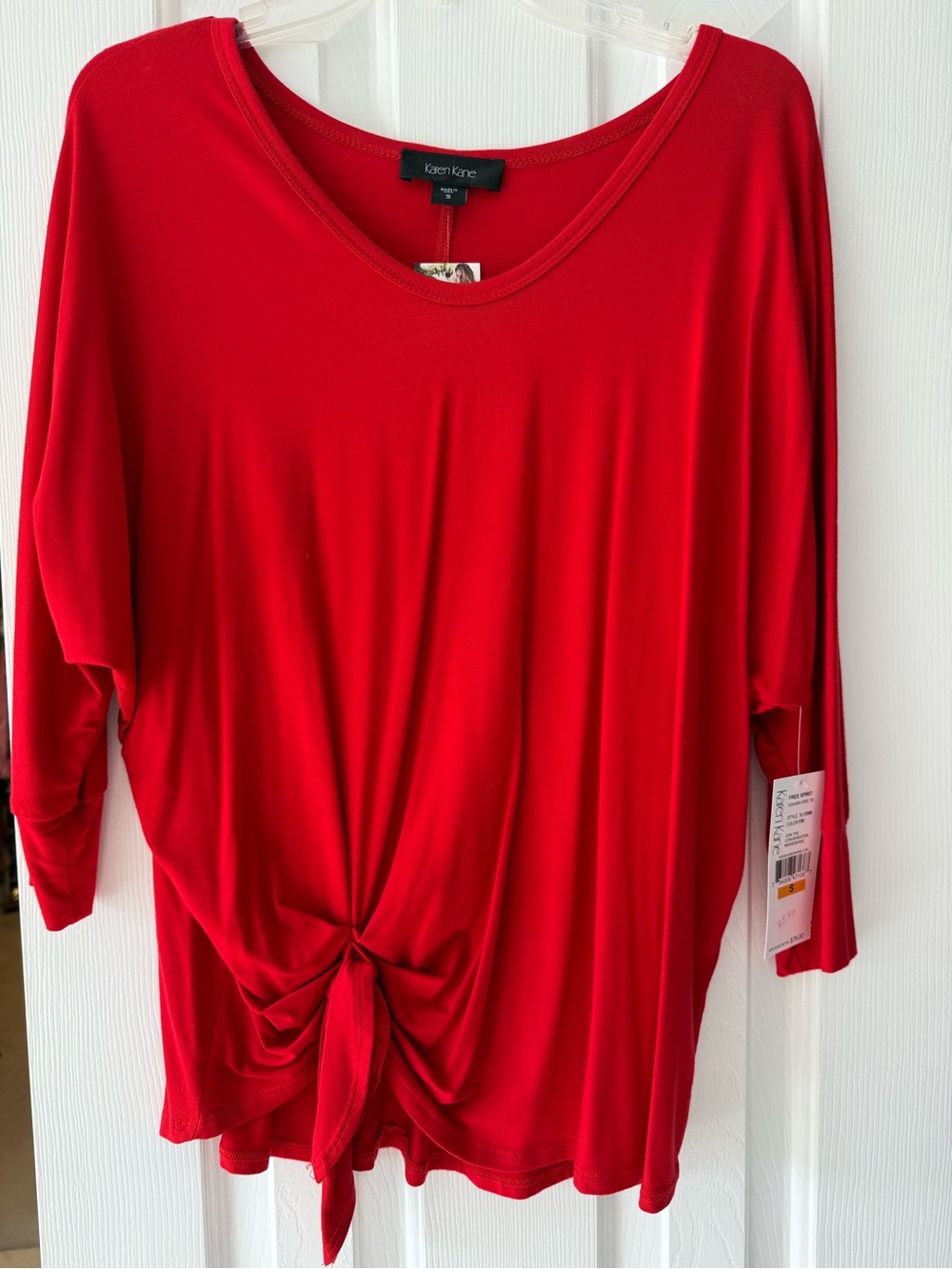 Karen Kane front tie top